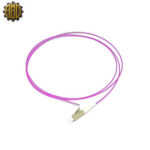 پیگتیل فیبر نوری LC, MM, OM4, Simplex, 1.5 m