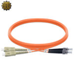 پچ کورد فیبر نوری SC/UPC-ST/UPC, MM,OM2, 50/125 Duplex