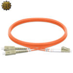 پچ کورد فیبر نوری SC/UPC-LC/UPC, MM, OM2, 50/125 Duplex