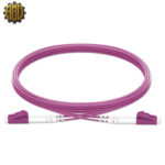 پچ کورد فیبر نوری LC/UPC-LC/UPC, MM, OM4, 50/125 Duplex