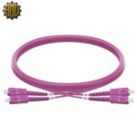 پچ کورد فیبر نوری SC/UPC-SC/UPC, MM, OM4, 50/125 Duplex