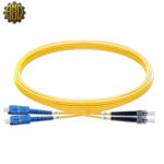 پچ کورد فیبر نوری SC/UPC-ST/UPC, SM, OS2, 9/125 Duplex