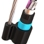 کابل نوری خشک مهاردار هوایی آرمور دار دو روکشه (OSSC)