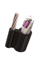 کابل نوری خشک مهاردار هوایی تک روکشه (OSSC)