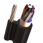 کابل نوری ژله فیلد مهاردار هوایی تک روکشه (OSSC)