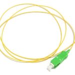 پیگتیل فیبرنوری SC SX SM APC 0.9mm 1.5M