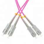 پچ کورد فیبر نوری SC/UPC-SC/UPC, MM, OM4, 50/125 Duplex