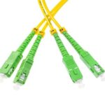 پچ کورد فیبر نوری SC/APC-SC/APC, SM, OS2, 9/125 Duplex