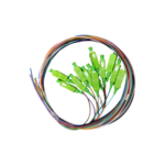 پیگتیل فیبرنوری  SC/APC SX SM 0.9mm 1.5M 12Colour