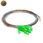 پیگتیل فیبرنوری  SC/APC SX SM 0.9mm 1.5M 12Colour